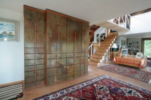 copper custom cabinet